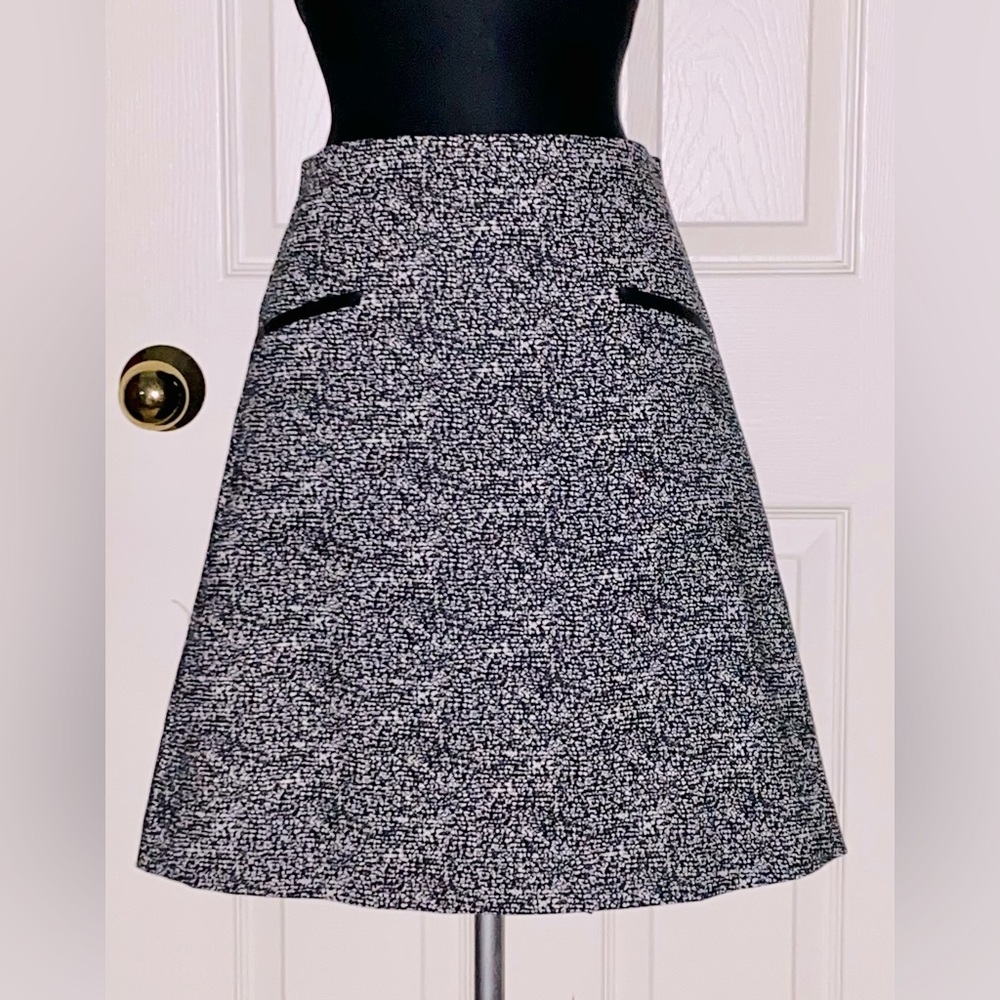 Black A-Line skirt